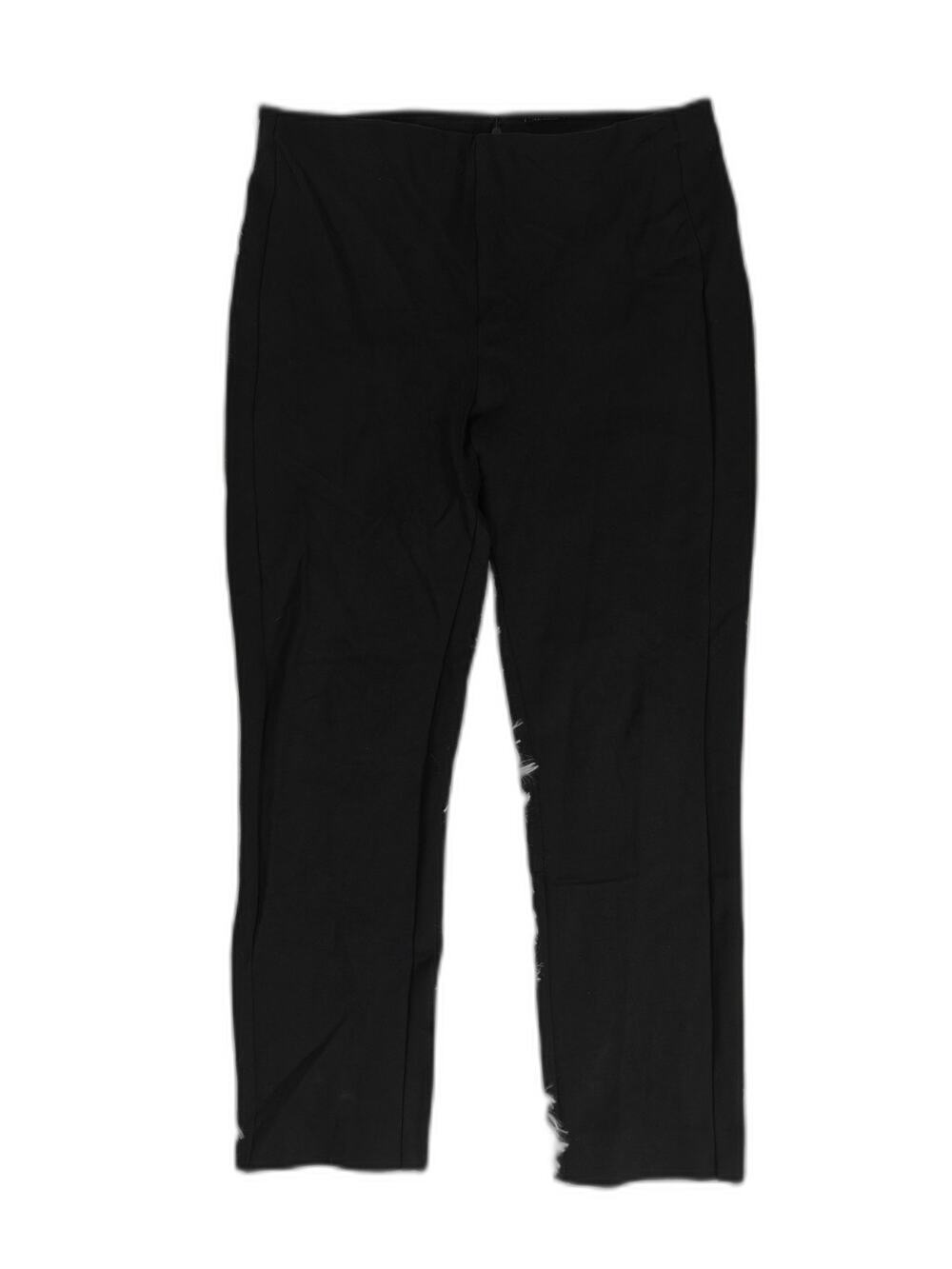 Womens Elie Tahari Straight Leg Black Pants Size 12
